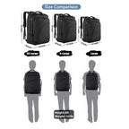 Multifunctional travel backpack with integrated storage compartments and ergonomic design