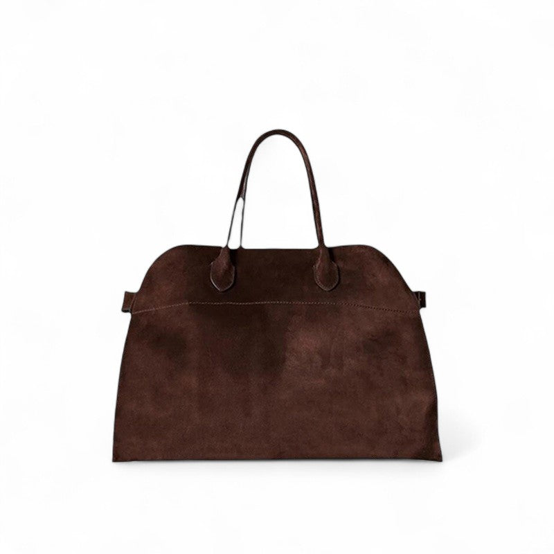 Large Suede Shoulder Handbag-dione couture20260420-Calm Wears-Brown-Calm Wears
