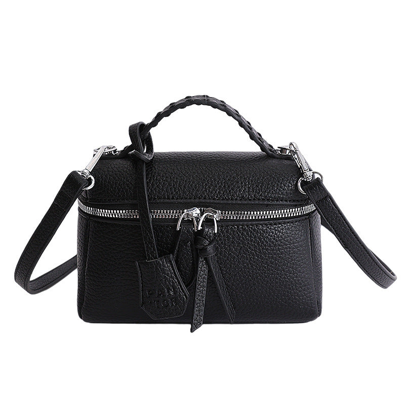 Women's mini handbag with fine decorative seams and detachable shoulder strap-https://detail.1688.com/offer/1026728222723.html-Calm Wears-Black-nothing-Calm Wears