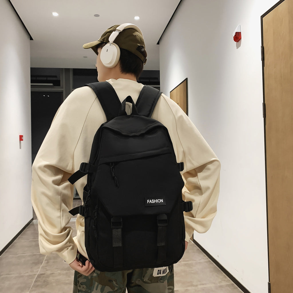 Functional backpack with practical organizer pockets