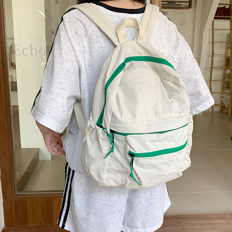 Everyday backpack with multifunctional pockets