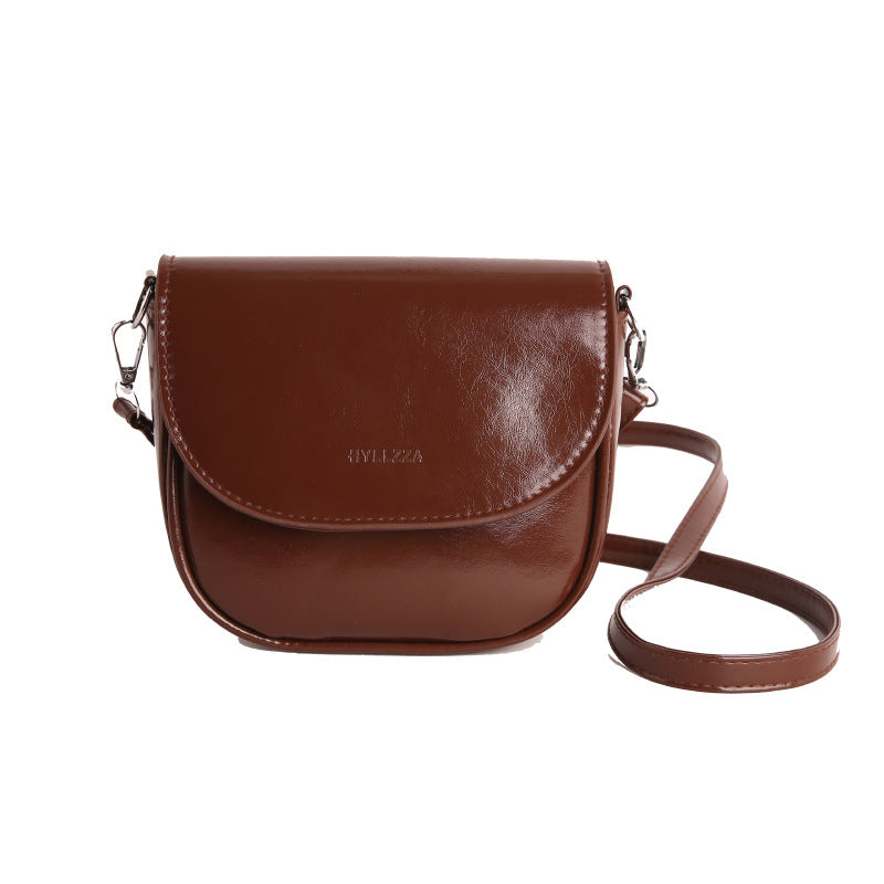 WoMinimalist Faux Leather Crossbody Bag