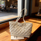 Women's tote bag made of high-quality synthetic leather with textured surface-https://detail.1688.com/offer/1027891272348.html-Calm Wears-Black-nothing-Calm Wears