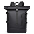 Durable rolltop backpack with ergonomic design