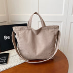 WoSoft Corduroy Tote Bag