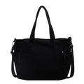 Multi-Pocket Canvas Tote Bag