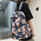 Backpack in Creative Patchwork Design
