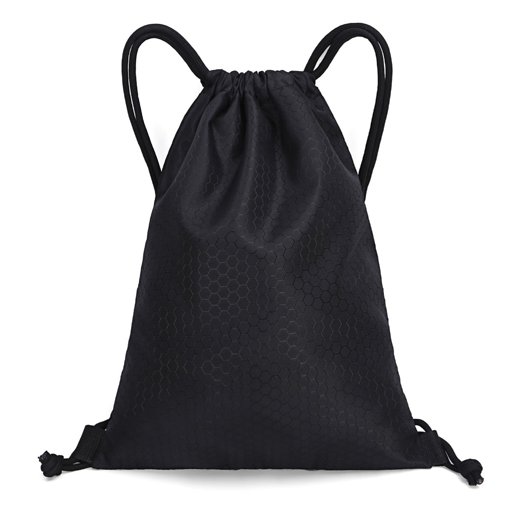 Honeycomb Texture Drawstring Backpack Calm Wears