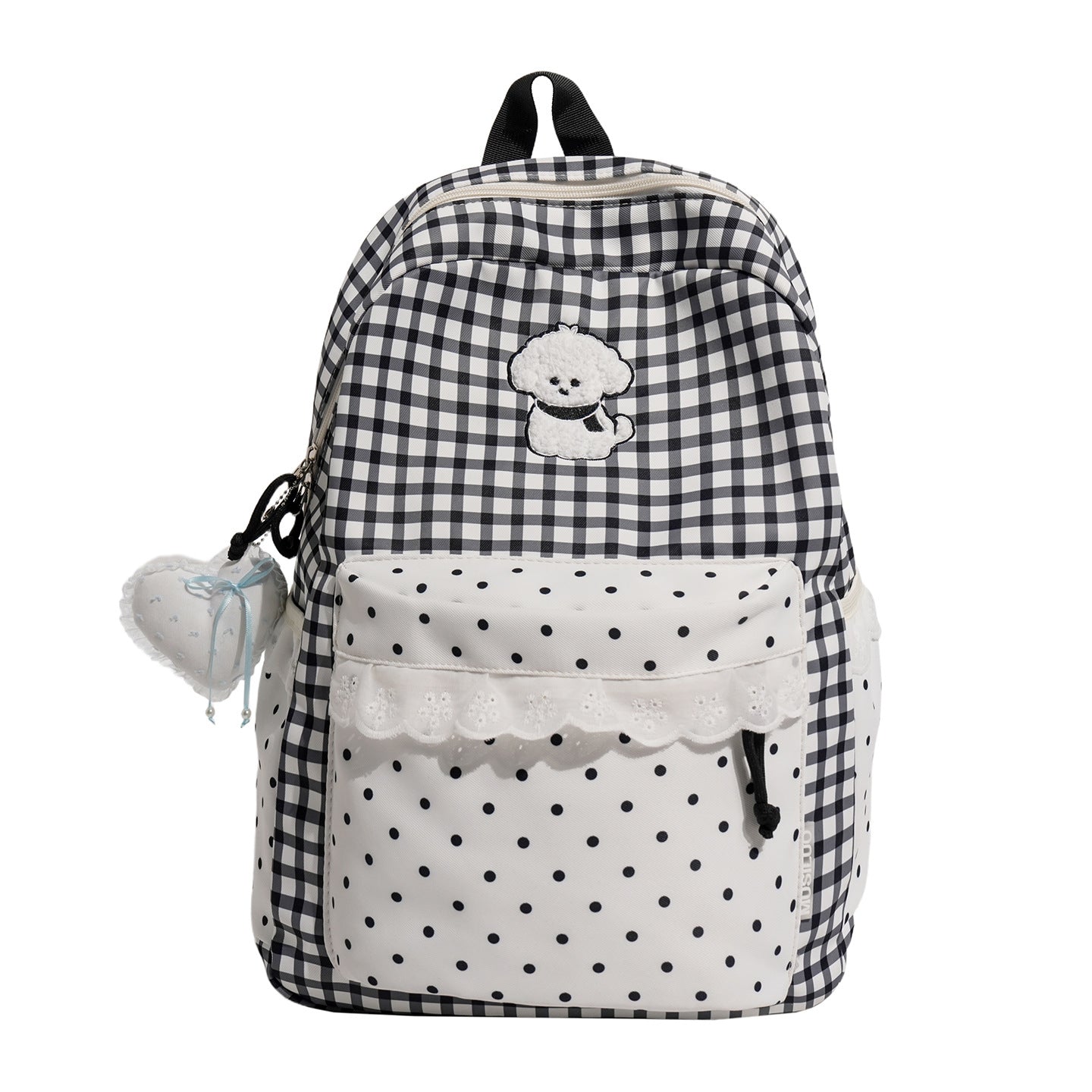 Cute Animal-Themed School Backpack-https://detail.1688.com/offer/1066400613568.html-Calm Wears-Black-Calm Wears