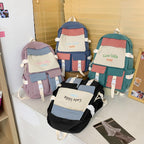 Leisure backpack with practical storage pockets