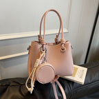 Ladies mini handbag with removable coin pouch