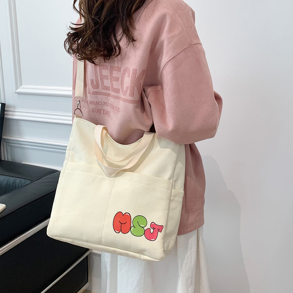 Trendy Everyday Canvas Tote
