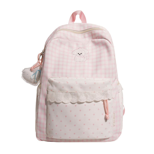 Cute Animal-Themed School Backpack-https://detail.1688.com/offer/1066400613568.html-Calm Wears-Pink-Calm Wears