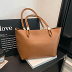 Ladies elegant tote bag with high-quality carrying handles and practical compartments-https://detail.1688.com/offer/1029530264707.html-Calm Wears-Braun-nothing-Calm Wears