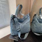 Premium Denim Shoulder Bag Calm Wears