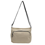 Practical shoulder bag with versatile storage compartments