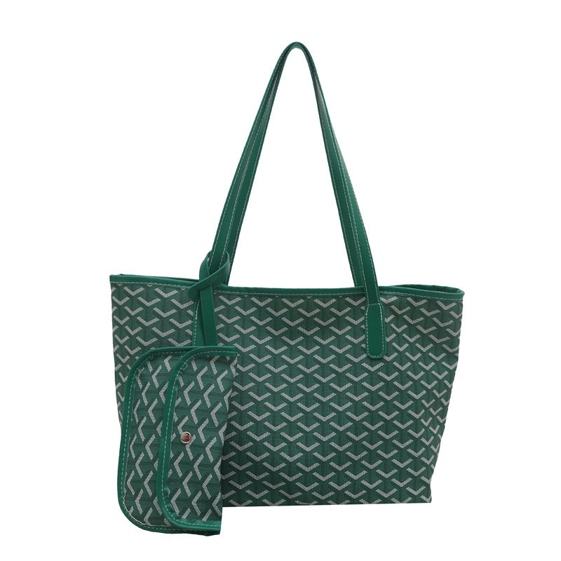 Women's elegant shopping bag with modern pattern-https://detail.1688.com/offer/912566693411.html-Calm Wears-Black-nothing-Calm Wears