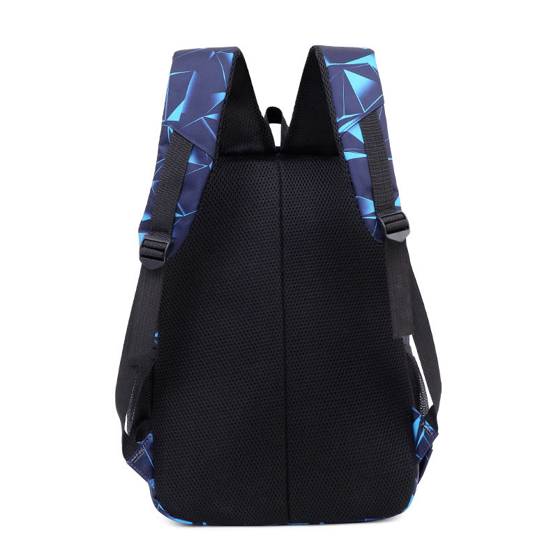 Sporty backpack with breathable back padding