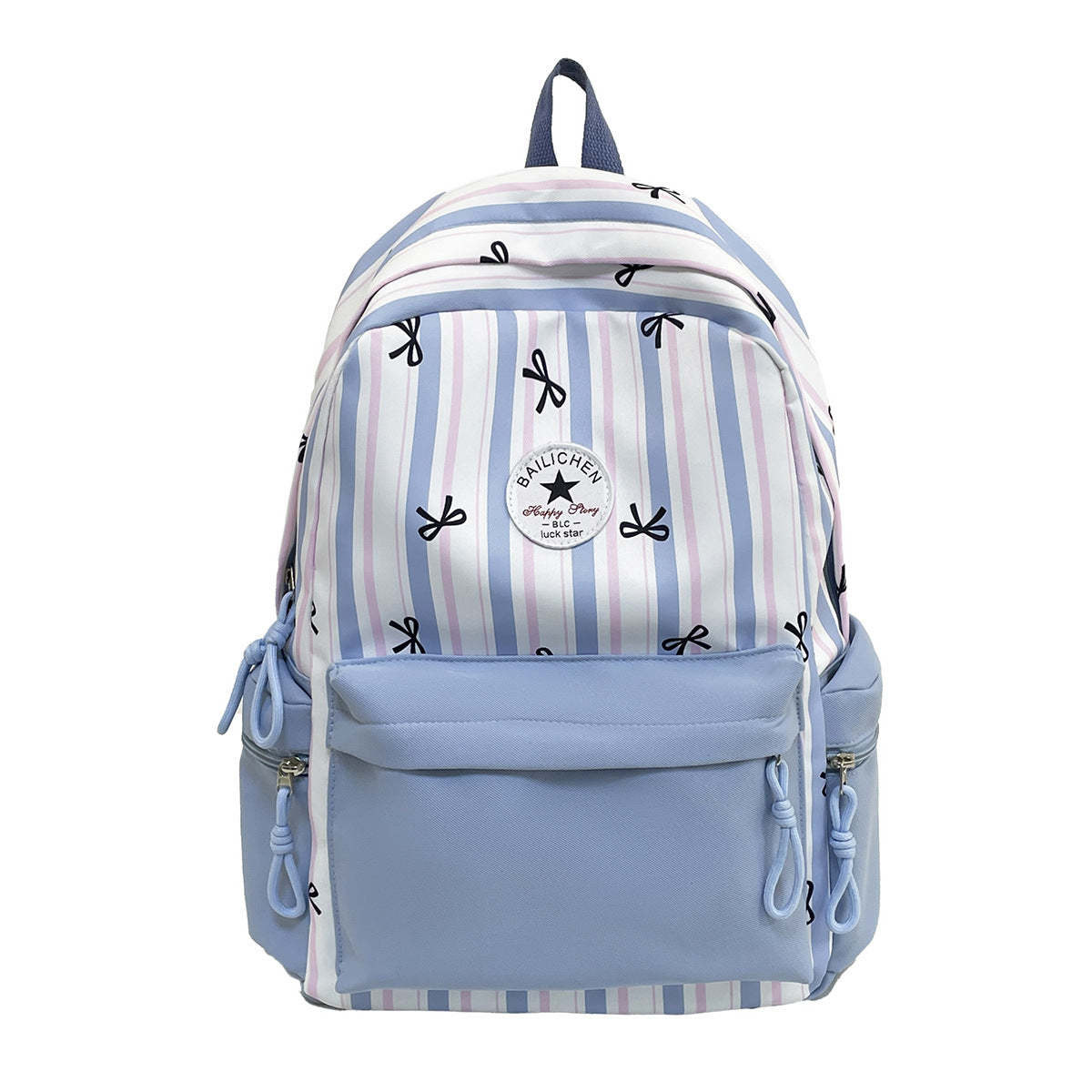 Modern Striped Backpack for Everyday Travel