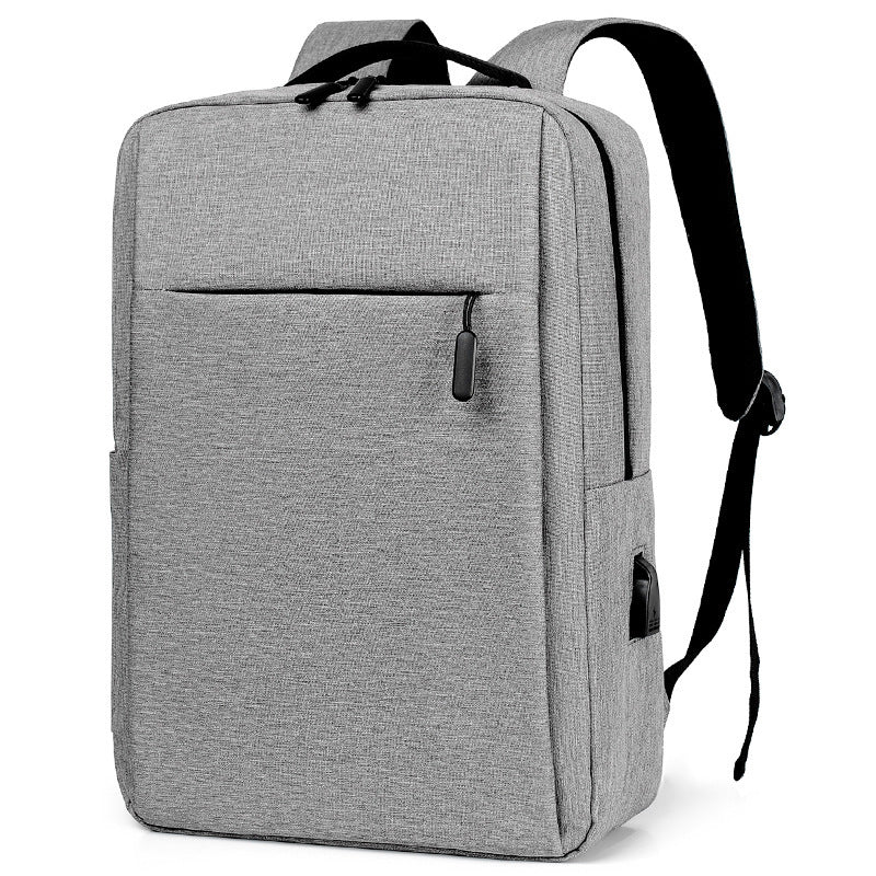 Elegant Business Backpack with Padded Laptop Compartment-https://detail.1688.com/offer/700355620761.html-Calm Wears-Light grey-17 inch-Calm Wears
