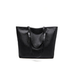 Woven Leather Tote Bag