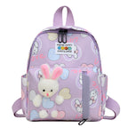 Cute Plush Bunny-Themed Mini Backpack