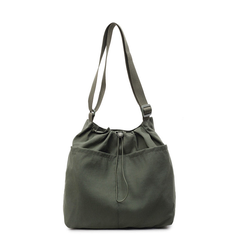 Adjustable Drawstring Shoulder Bag Calm Wears