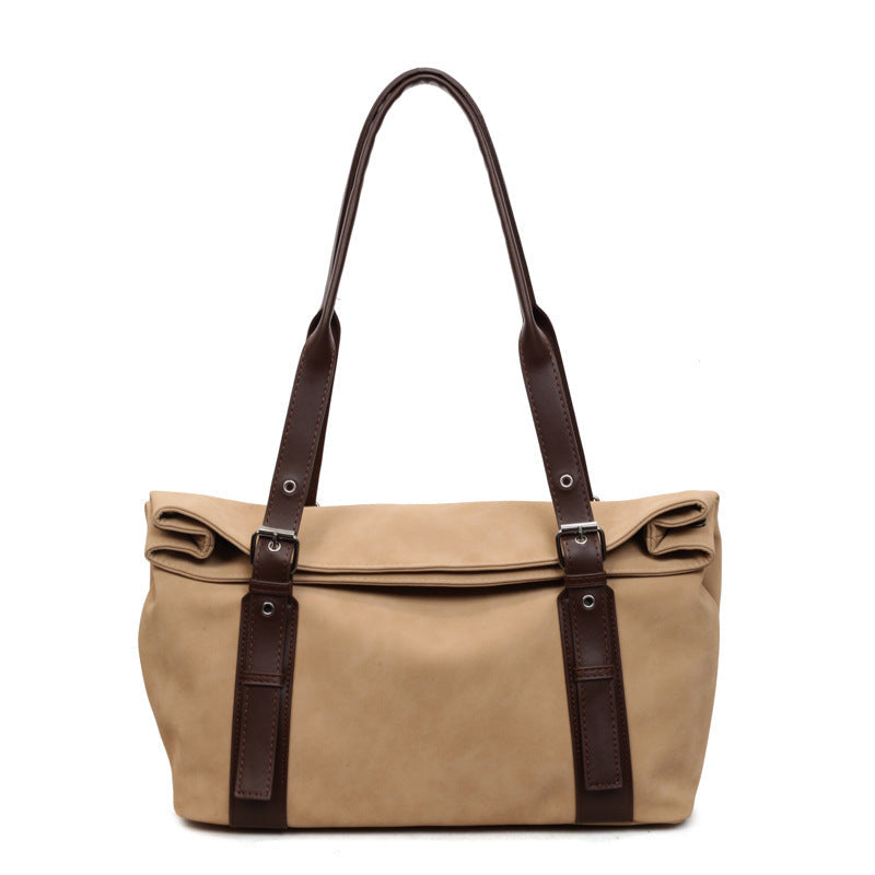 Women multifunctional Tote Bag with sturdy carrying handles-https://detail.1688.com/offer/994436788801.html-Calm Wears-Khaki-nothing-Calm Wears