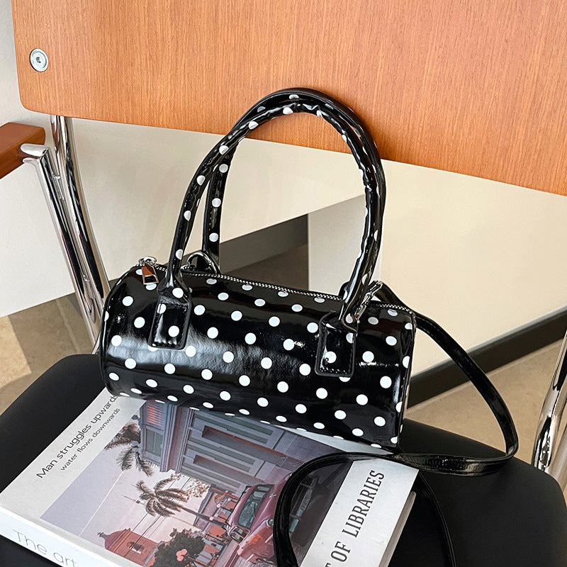 WoChic Structured Polka Dot Handbag