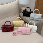 Women's high-quality mini handbag with removable shoulder strap