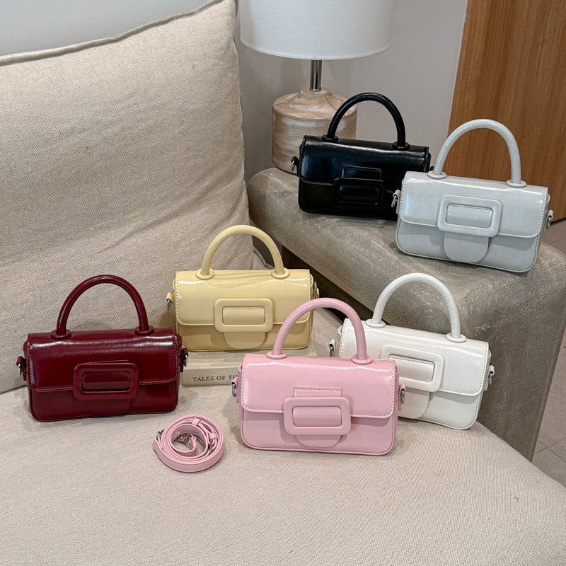 Women's high-quality mini handbag with removable shoulder strap