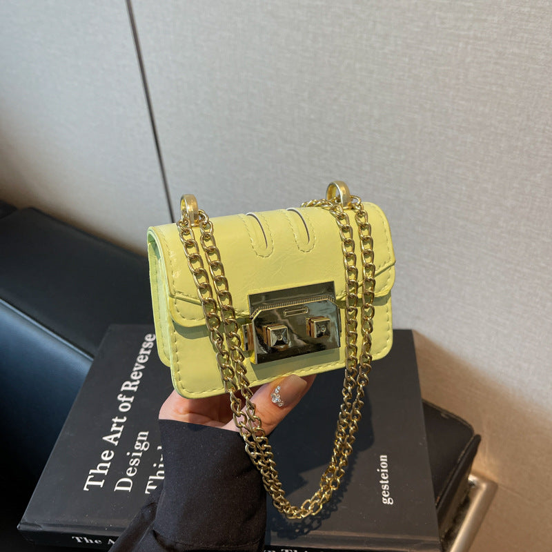 Women's elegant mini handbag with gold fastening mechanism-https://detail.1688.com/offer/914148175393.html-Calm Wears-Green-nothing-Calm Wears