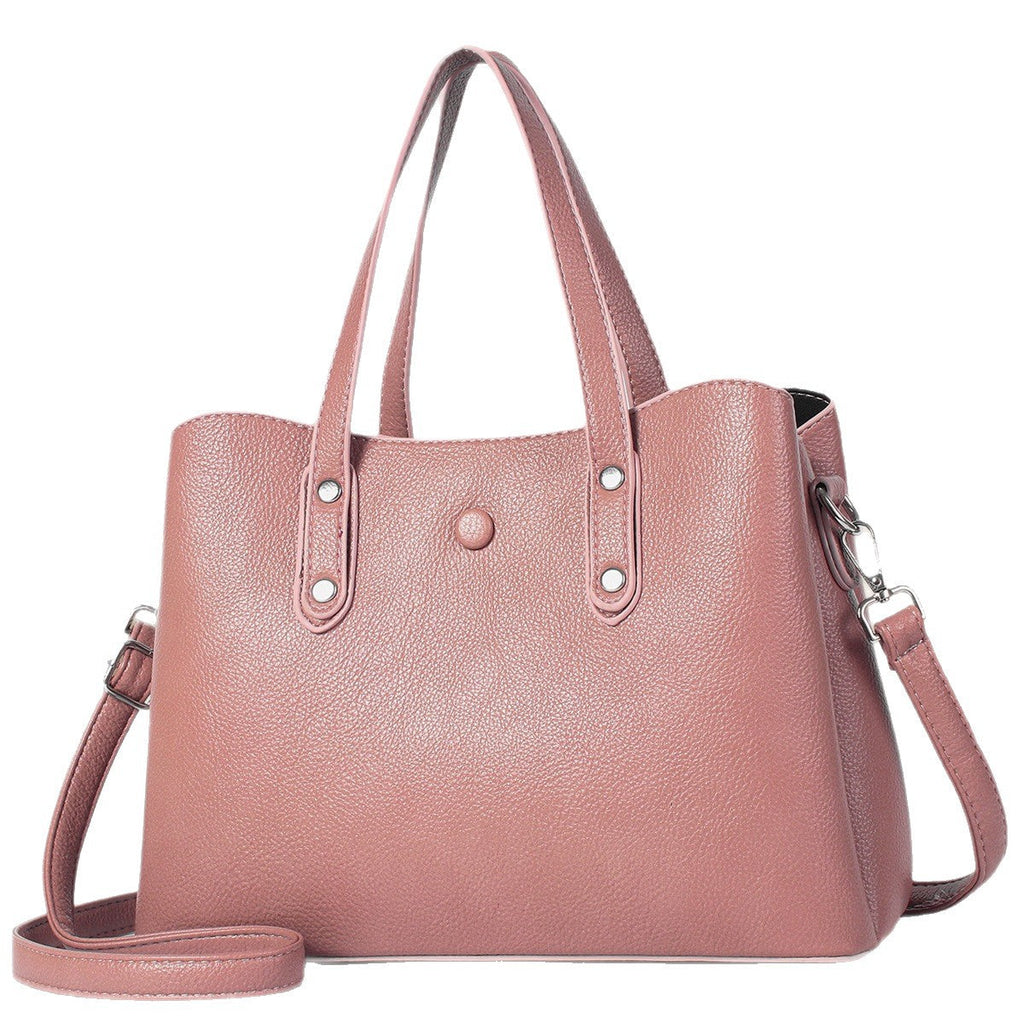 Ladies structured tote bag-https://detail.1688.com/offer/943709788101.html-Calm Wears-Black-30-Calm Wears