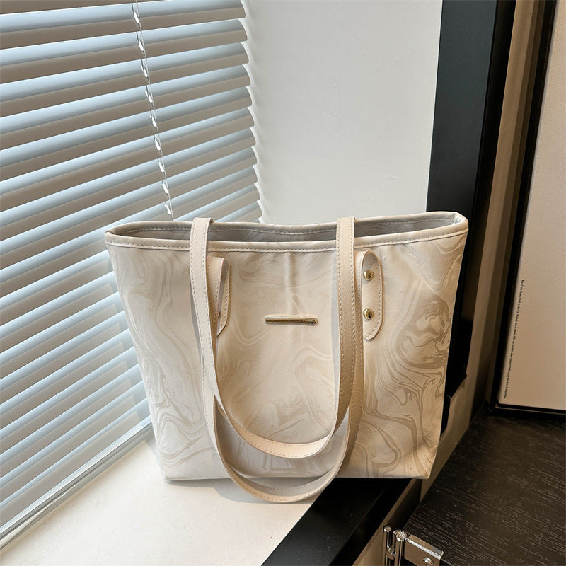 Stylish Marble Pattern Tote Bag