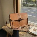 WoStructured Leather Crossbody Bag
