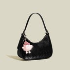 Stylish Quilted Hobo Bag