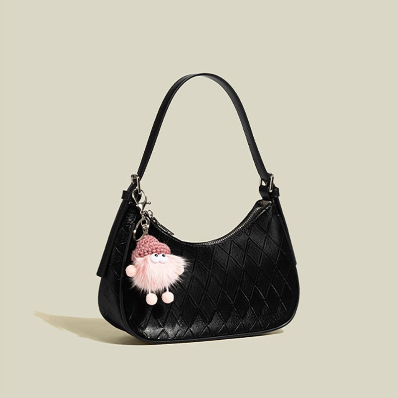 Stylish Quilted Hobo Bag