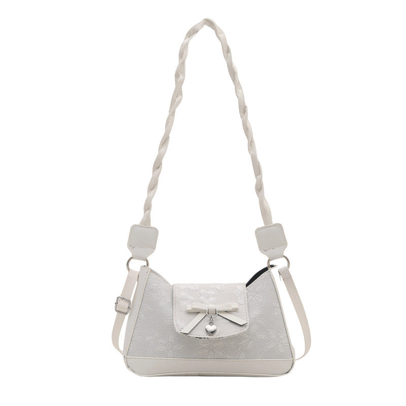 Elegant Bow Detail Shoulder Bag