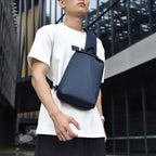Sling backpack with innovative design and practical compartments