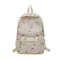 Playful Dog Patterned Backpack