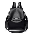 Chic Textured Leather Backpack