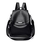 Chic Textured Leather Backpack