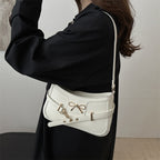Elegant Bow Detail Crossbody Handbag