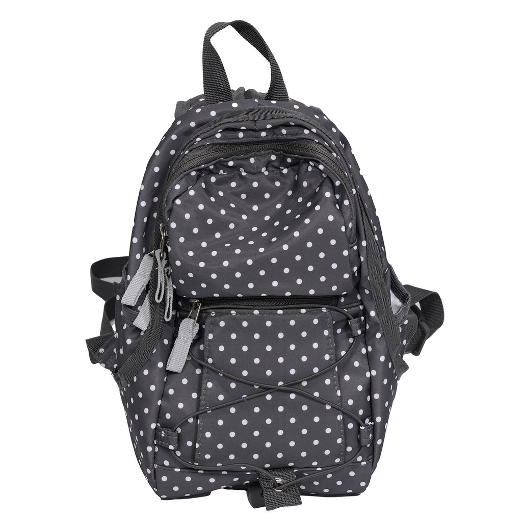 Compact Multi-Purpose Polka Dot Backpack