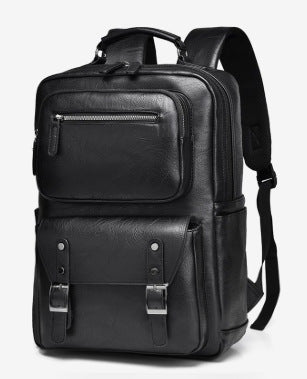 Premium Leather Travel Backpack