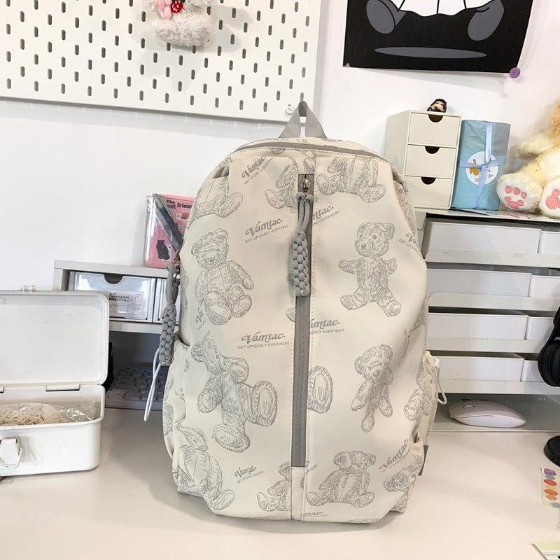 Bear-Themed Lightweight Backpack