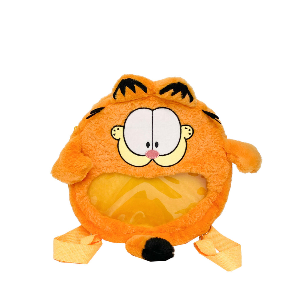 Plush backpack with cute animal face