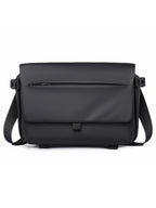 Messenger bag with versatile compartments and water-repellent material