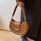 Ladies crossbody bag with elegant chain closure-https://detail.1688.com/offer/695305931310.html-Calm Wears-Black-nothing-Calm Wears