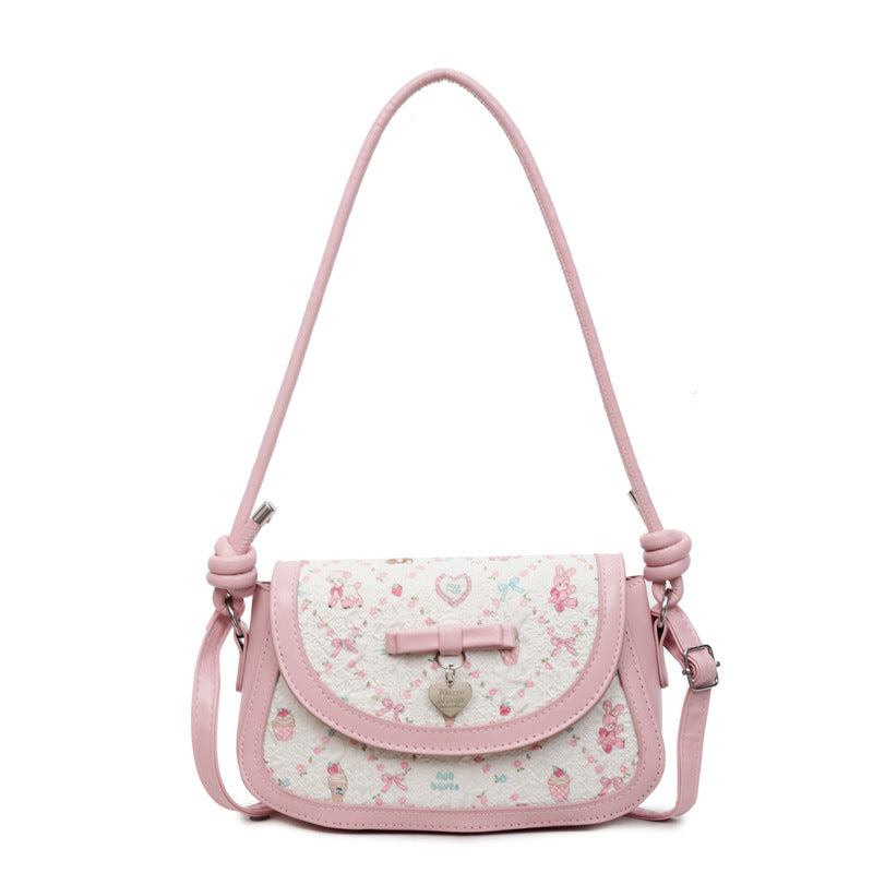 Playful Illustrated Mini Handbag